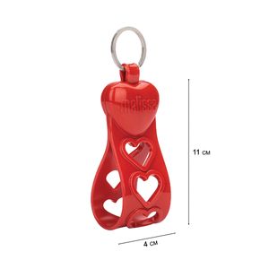 Melissa Keyring Love Bomb Vermelho 34412