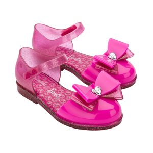 Mini Melissa Amy + Barbie Infantil Rosa Glitter 35698