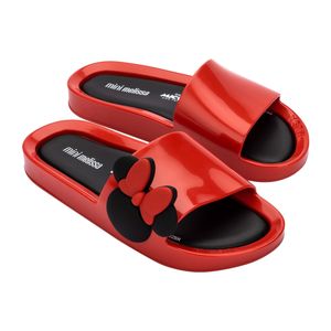 Mini Melissa Beach Slide + Mickey And Friends IV Vermelho Preto 33760