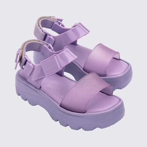 Mini Melissa Kick Off Sandal Infantil Lilás 35692