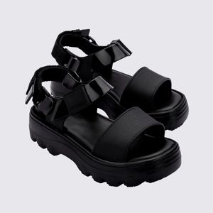 Mini Melissa Kick Off Sandal Infantil Preto 35692