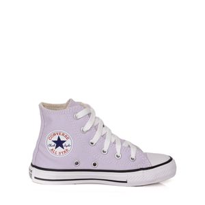 Tênis Converse Chuck Taylor All Star Infantil Seasonal Lavanda Preto Branco CK04280043