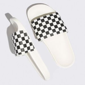 Chinelo Vans La Costa Slide On Branco Preto VN0A5HFER6R