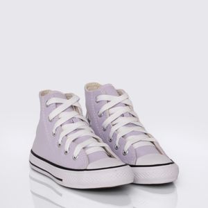 Tênis Converse Chuck Taylor All Star Infantil Seasonal Lavanda Preto Branco CK04280043