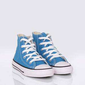 Tênis Converse Chuck Taylor All Star Infantil Seasonal Azul Preto Branco CK04280042