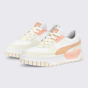 Tênis Puma Cali Dream Leather Frosted Ivory White Light Sand 39273014