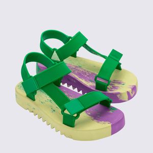 Melissa Flowing Papete Verde Roxo 33908