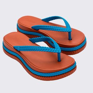 Melissa Leblon Marrom Azul 33978