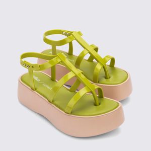 Melissa Caribe High Platform + Salinas Bege Verde 33732BV