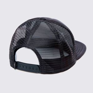 Boné Vans Classic Patch Trucker Infantil Black Black VN000NQWBKA