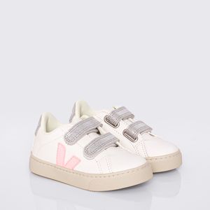 Tênis Vert Esplar Small Chromefree Leather Extra White Petale Silver SV0502529H