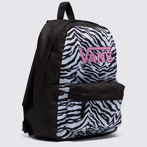 Mochila Vans Girls Realm Backpack White Black VN0A4ULTYB2