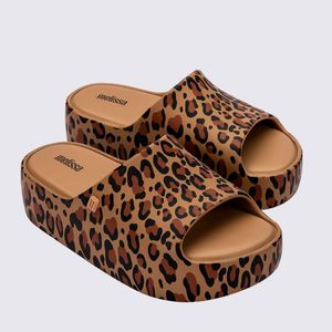 Melissa Free Print Platform Bege Marrom Preto 33996