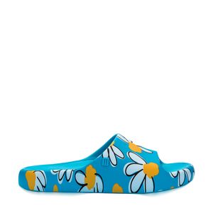 Melissa Free Print Slide Azul Branco Amarelo 33973