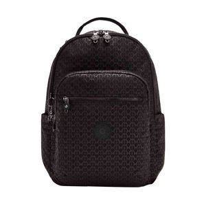 Mochila Kipling Seoul Preto Estampado I4034K59