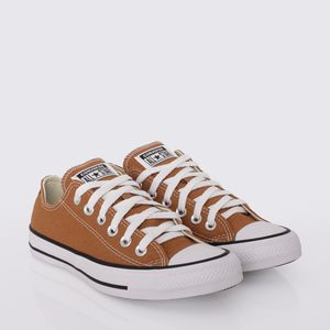 Tênis Converse All Star Chuck Taylor Seasonal Marrom Pardo Preto Branco CT04200070