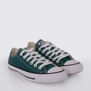 Tênis Converse All Star Chuck Taylor Seasonal Verde Escama Preto Branco CT04200071