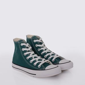 Tênis Converse All Star Chuck Taylor Seasonal Verde Escama Preto Branco CT04190071