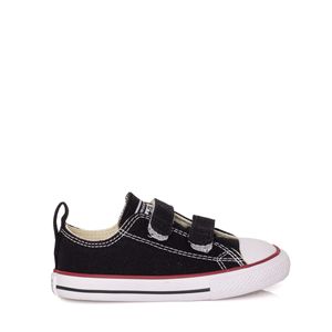 Tênis Converse Chuck Taylor All Star Baby 2V Preto Vermelho CK10410007