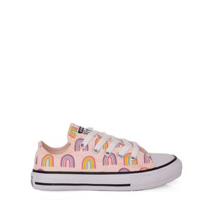 Tênis Converse Chuck Taylor All Star Infantil Rosa Pink Branco Preto CK10820001