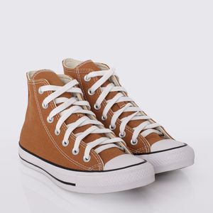 Tênis Converse All Star Chuck Taylor Seasonal Marrom Pardo Preto Branco CT04190070