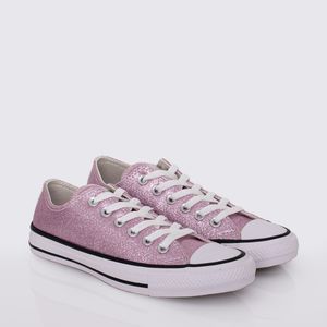 Tênis Converse All Star Chuck Taylor Rosa Chiclete Cinza Pálido Branco CT24940002