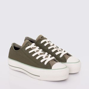 Tênis Converse All Star Chuck Taylor Lift Verde Musgo Campestre Amendoa CT24590002