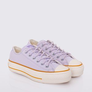 Tênis Converse All Star Chuck Taylor Lift Lavanda Amendoa Marrom Mel CT24650001