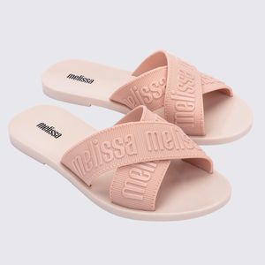 Melissa M Lover Slide Bege Rosa 35740