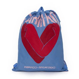 Bolsa Farm Praiana Floral de Renda Azul Escuro 78312533M