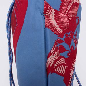 Bolsa Farm Praiana Floral de Renda Azul Escuro 78312533M