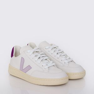 Tênis Vert V-12 Leather Extra White Parme Magenta XD0203301F