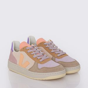 Tênis Vert V-10 Suede Peach Multico VX0302908F