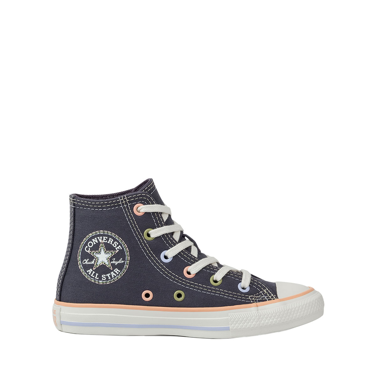 Tênis Converse Chuck Taylor All Star Branco Amêndoa CT18290001 - Menina  Shoes