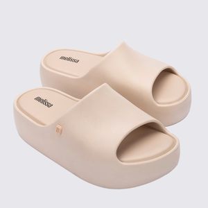 Melissa Free Platform Slide Bege 35859