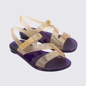 Mini Melissa The Real Jelly Paris Roxo Amarelo 33743RA