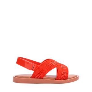Mini Melissa M Lover Sandal Baby Bege Vermelho 35850