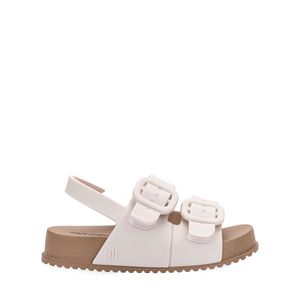 Mini Melissa Cozy Sandal Baby Marrom Branco 35686