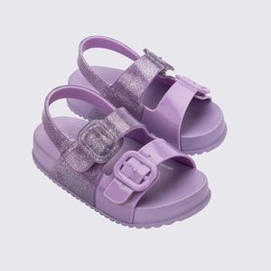 Mini Melissa Cozy Sandal Baby Lilás Glitter 35686