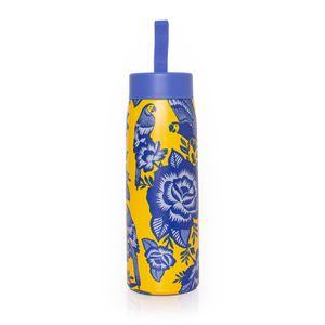 Garrafa Farm Que Sede Floral de Renda Azul 750ML 78312574P