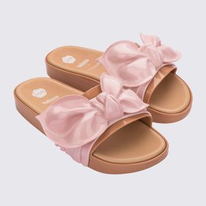 Melissa Beach Slide Next Gen Tie + Viktor And Rolf Bege Rosa 33793
