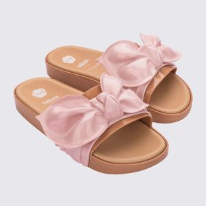 Melissa Beach Slide Next Gen Tie + Viktor And Rolf Bege Rosa 33793