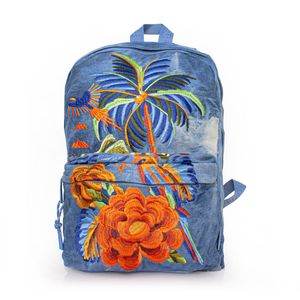 Mochila Farm Xodó Rio De Cor Jeans Azul 78312804