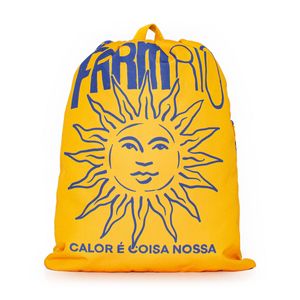 Bolsa Farm Praiana Floral de Renda Amarelo 78312533P