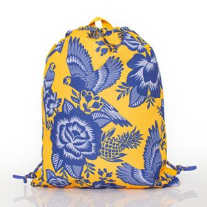 Bolsa Farm Praiana Floral de Renda Amarelo 78312533P