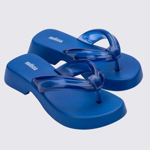 Melissa Air Bubble Flip Flop Double Azul 33922