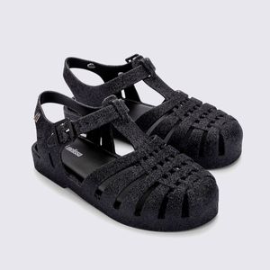 Mini Melissa Possession Glitter Infantil Preto 35759