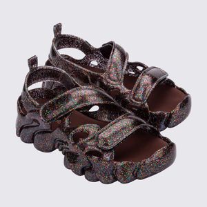 Melissa Puff Sandal + Collina Strada Bordô Glitter 33784