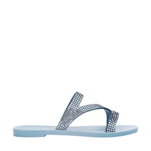 Melissa Siena Slide Azul Prata 33989