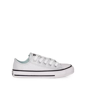 Tênis Converse Chuck Taylor All Star Infantil Azul Luar Prata Branco CK10800002